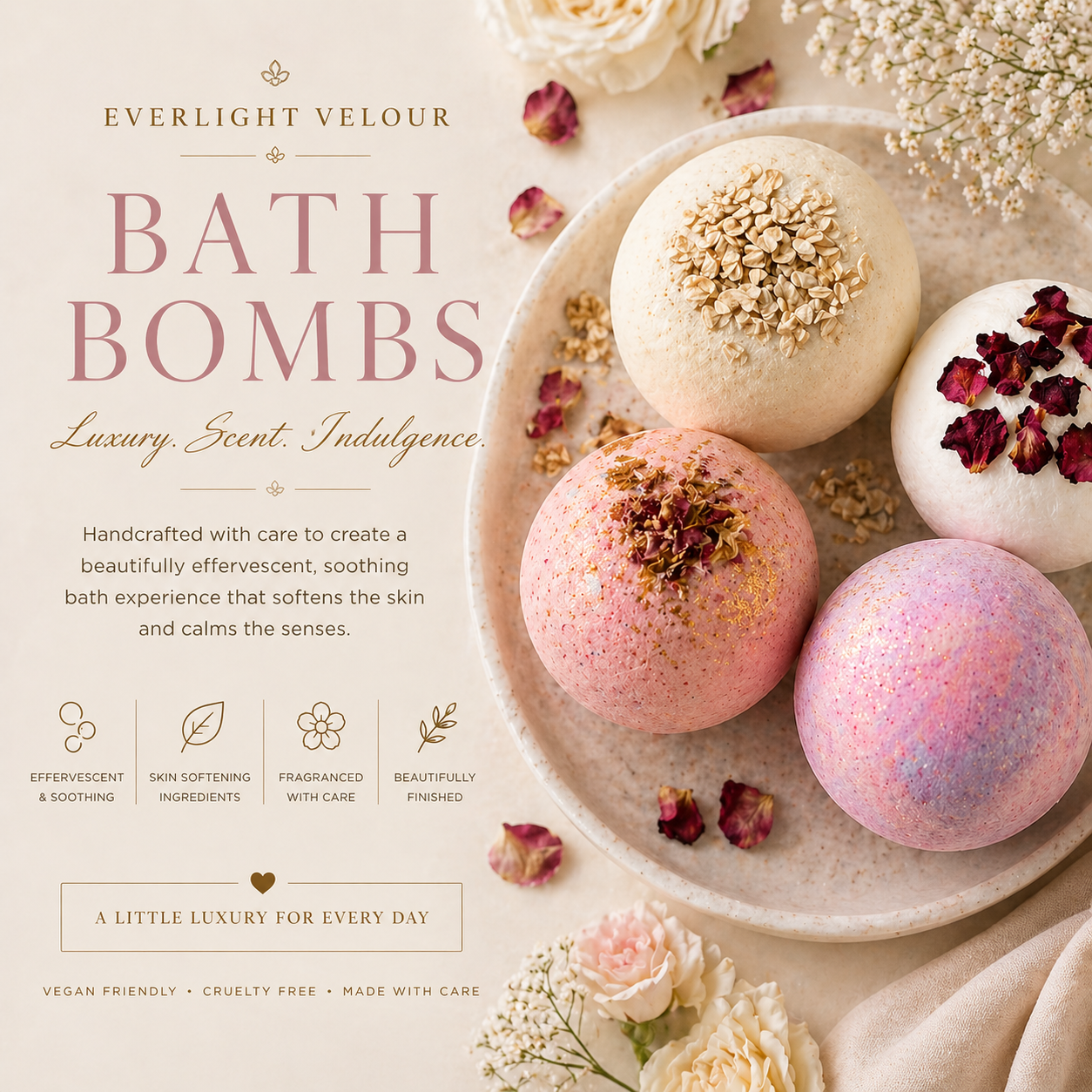 Everlight Velour Bath Bombs