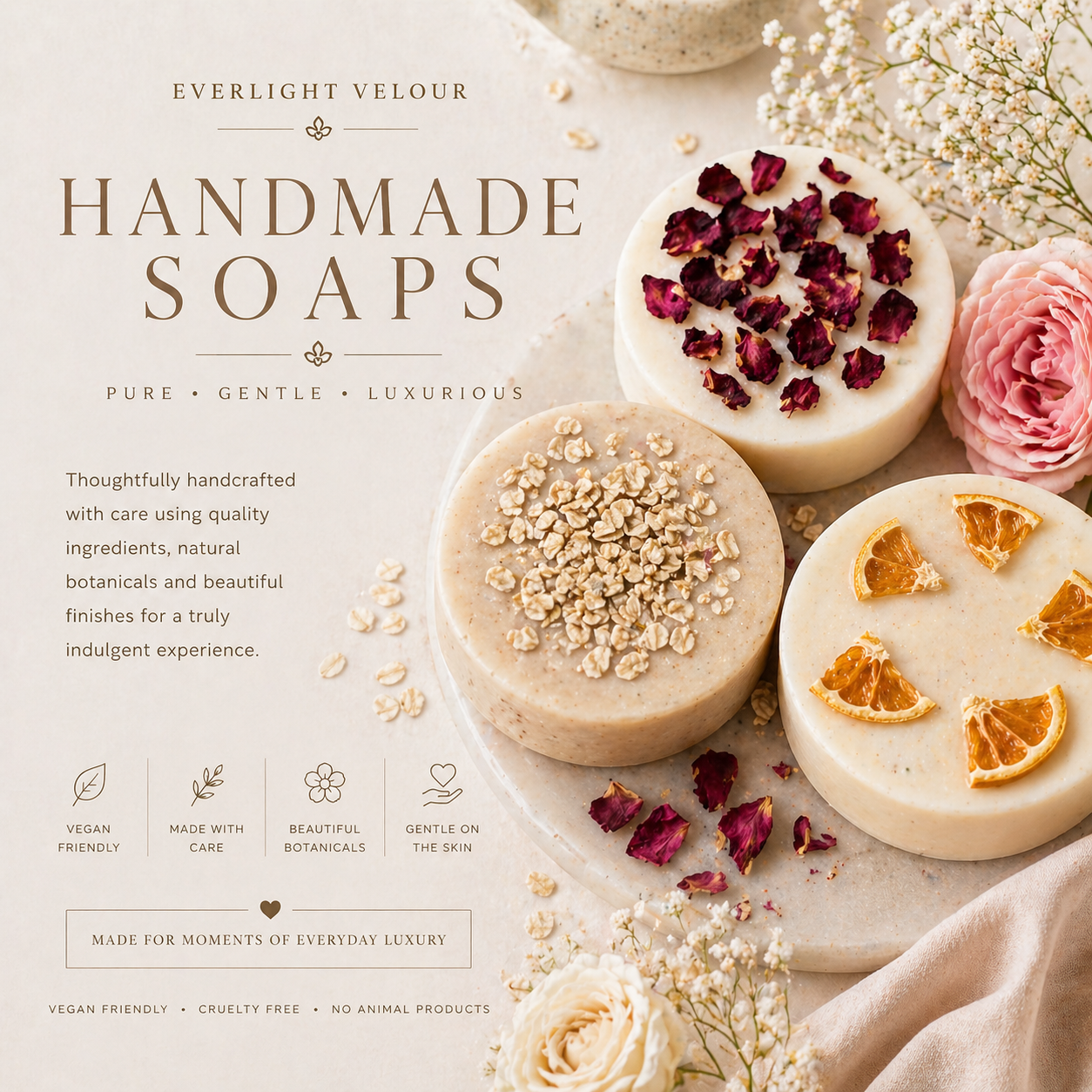 Everlight Velour Handmade Soap