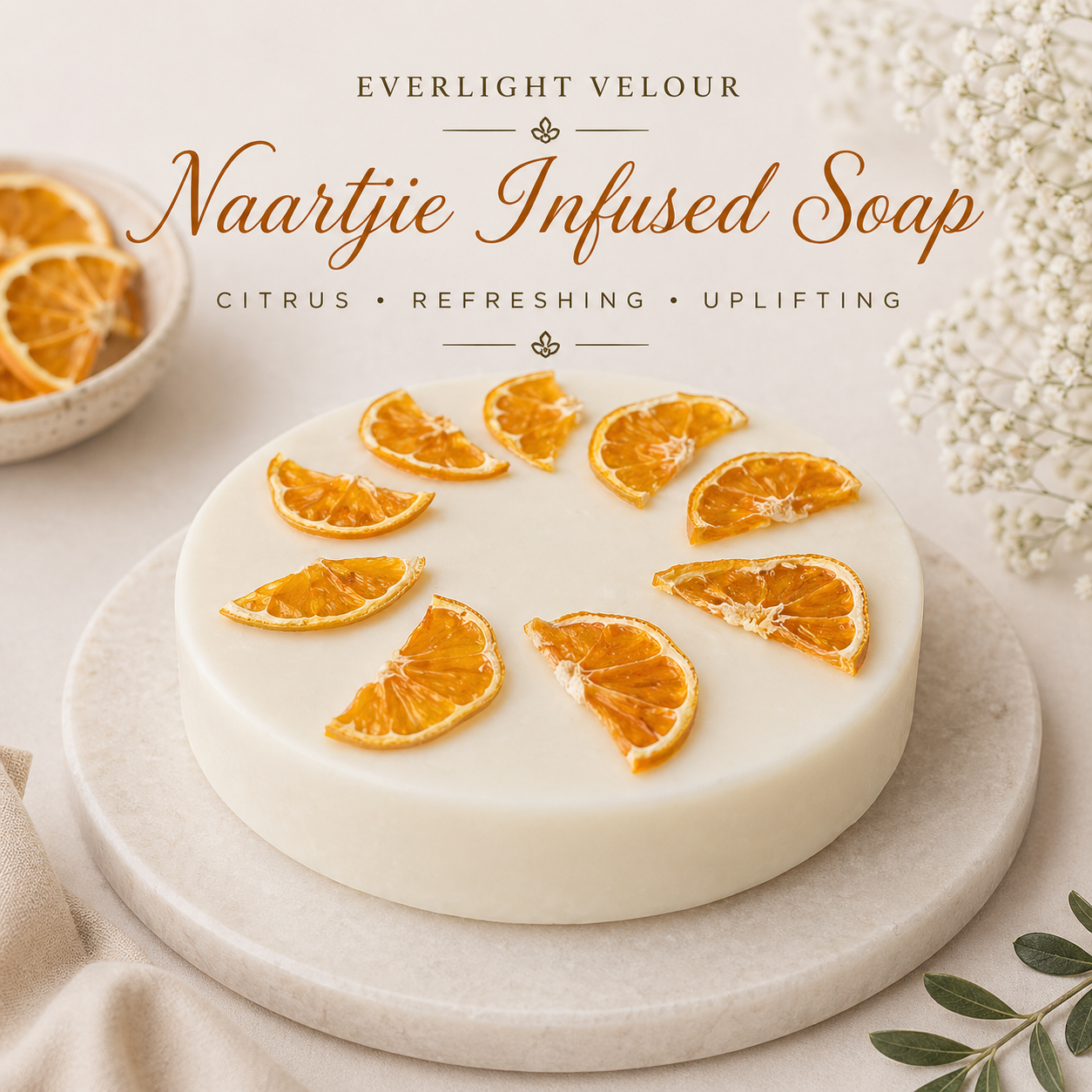 Velour Citrus – Naartjie Infused Soap