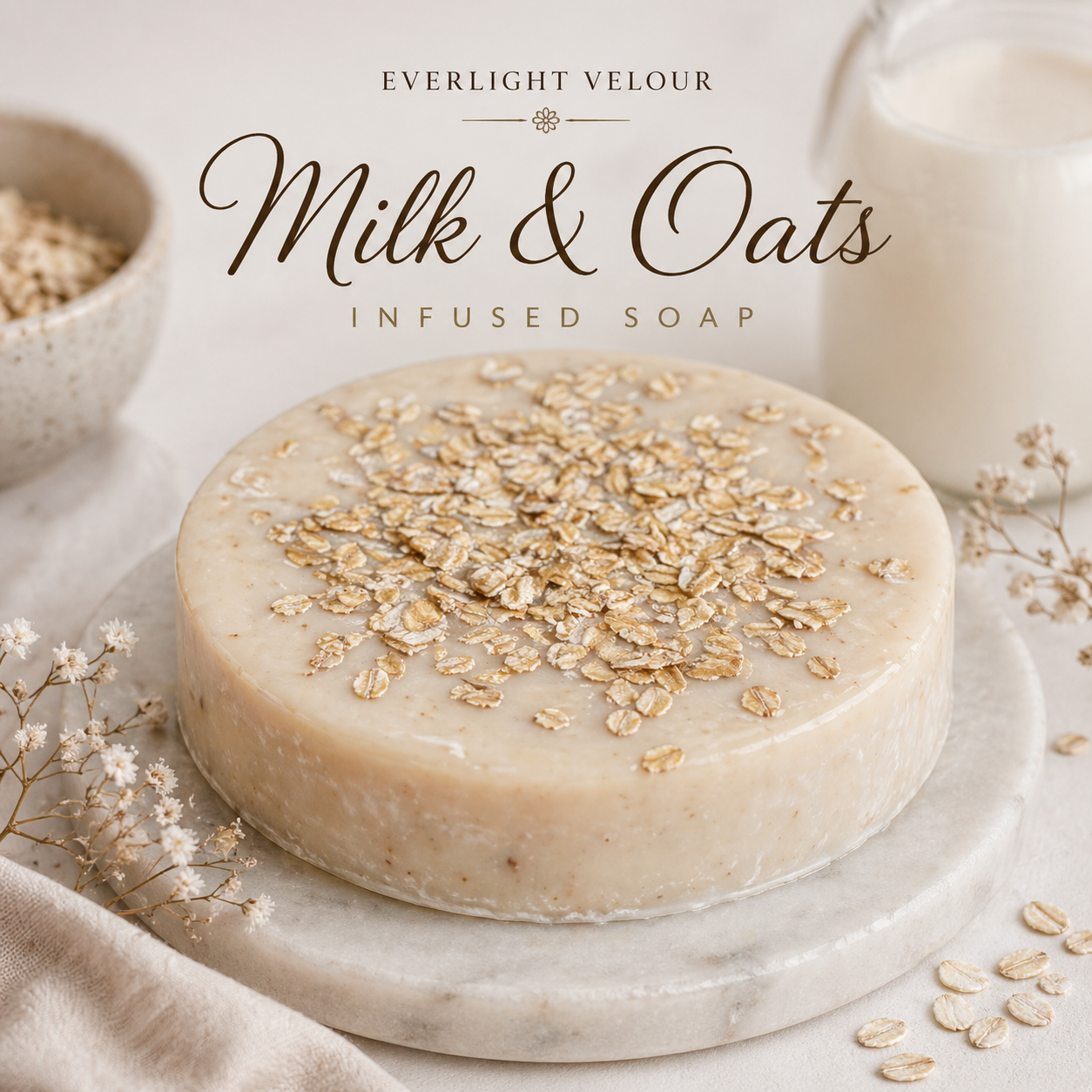 Velour Crème – Milk & Oats Infused Soap