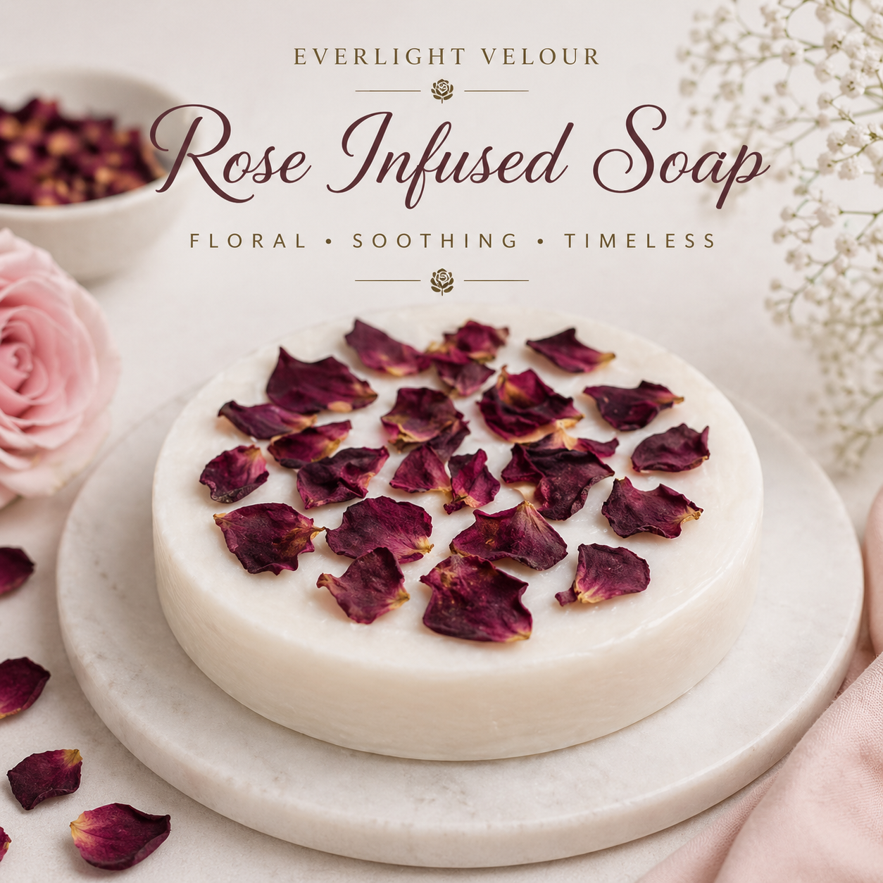 Velour Rose – Rose Infused Soap